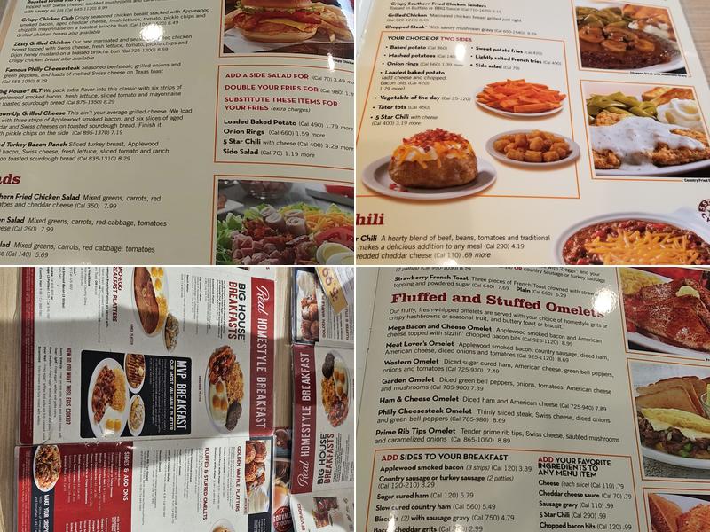 Huddle House Menu