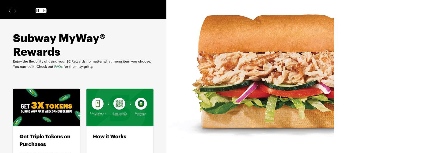 Subway Menu