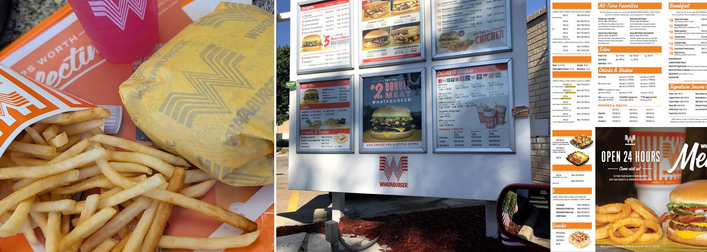 Whataburger Menu