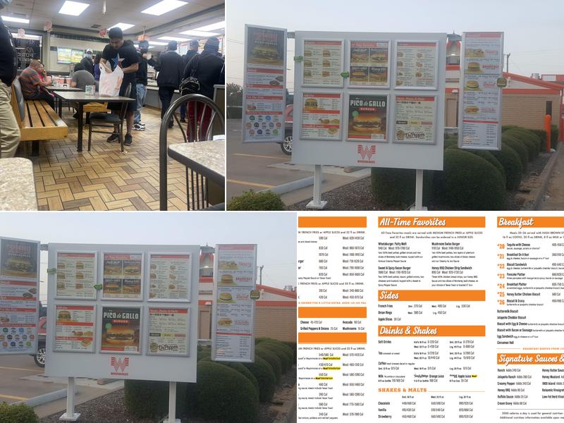 Whataburger Menu