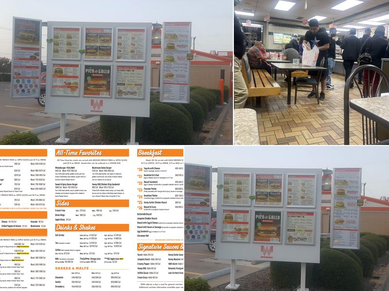 Whataburger Menu