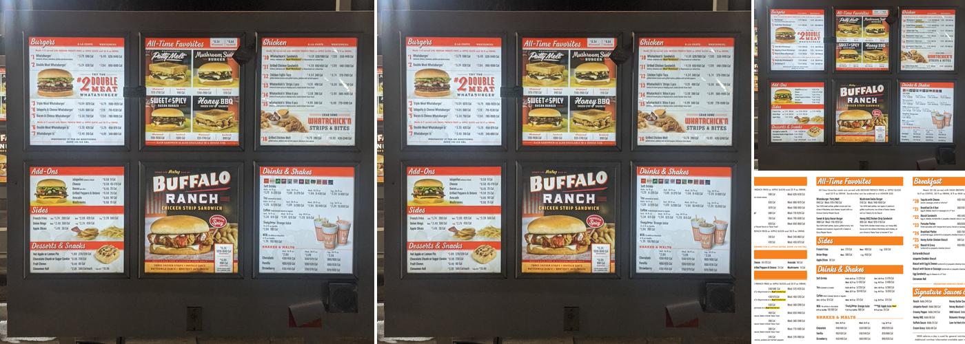 Whataburger Menu