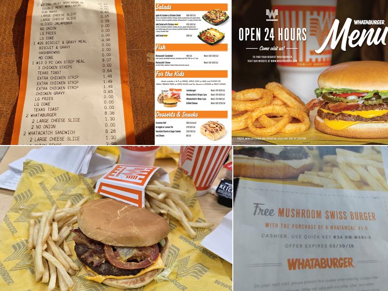 Whataburger Menu
