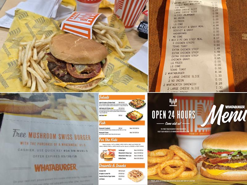 Whataburger Menu