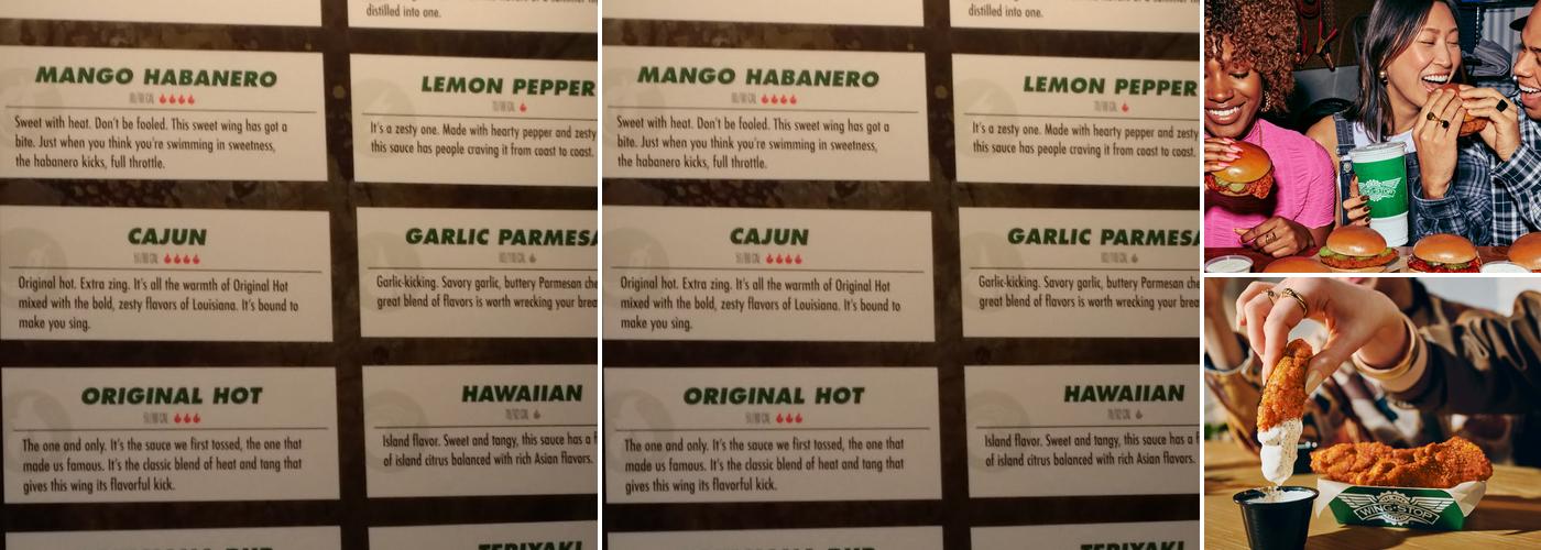 Wingstop Menu