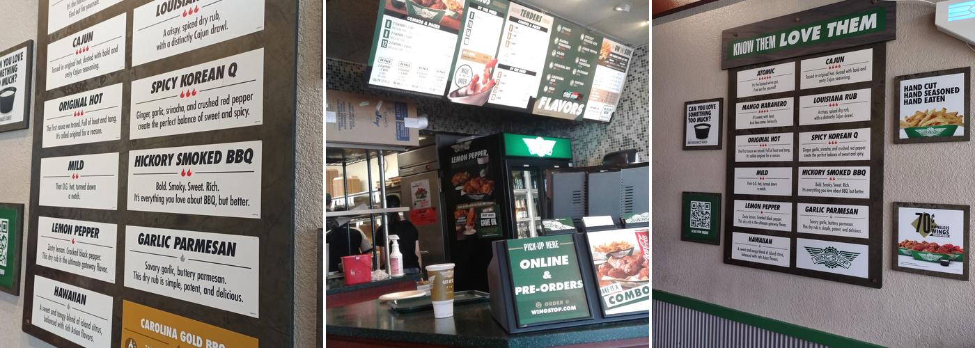 Wingstop Menu
