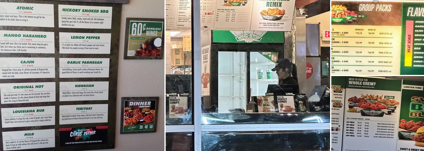 Wingstop Menu