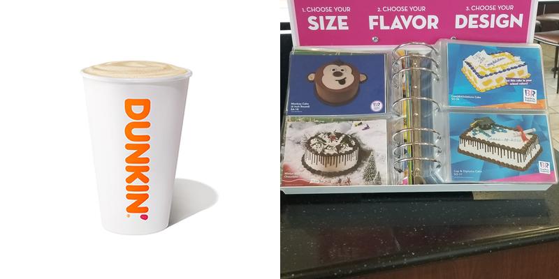Dunkin' Menu