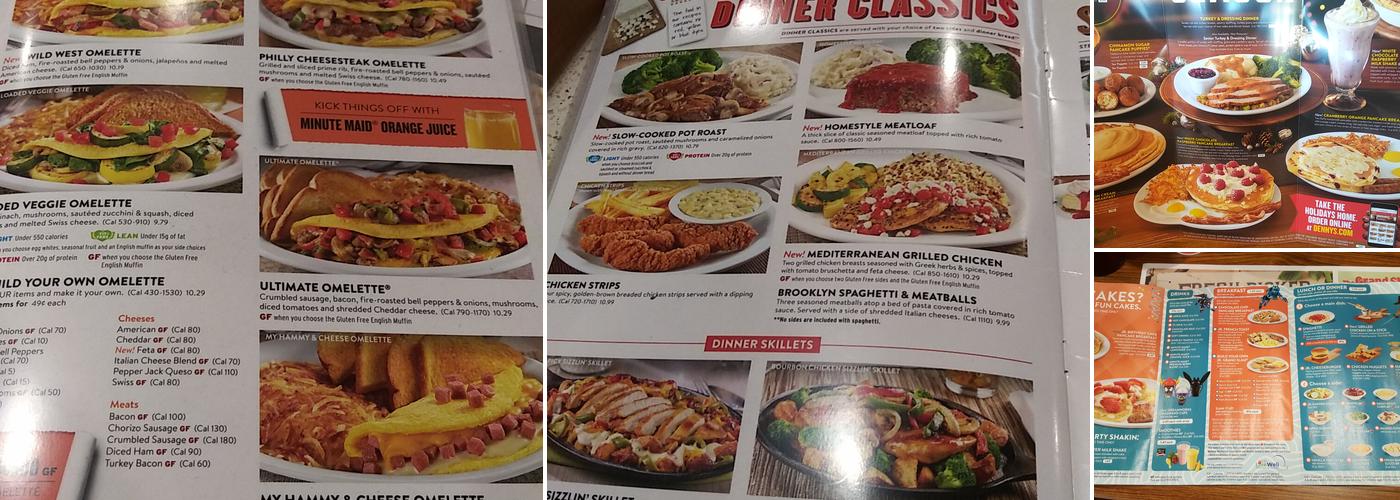 Denny's Menu
