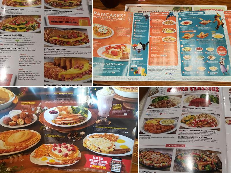 Denny's Menu