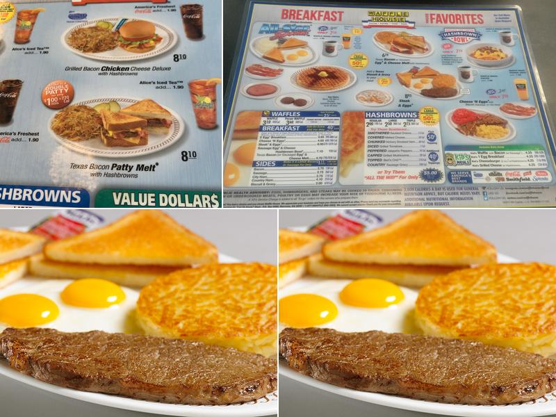 Waffle House Menu