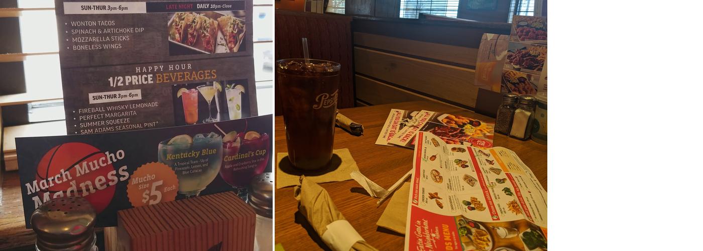 Applebee's Grill + Bar Menu