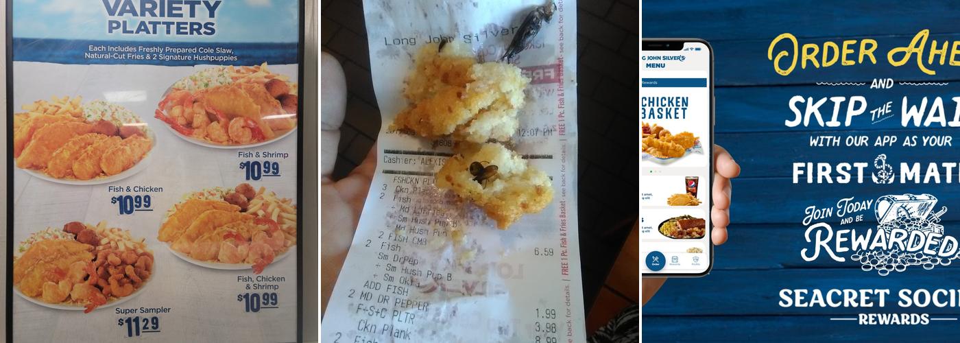 Long John Silver's Menu