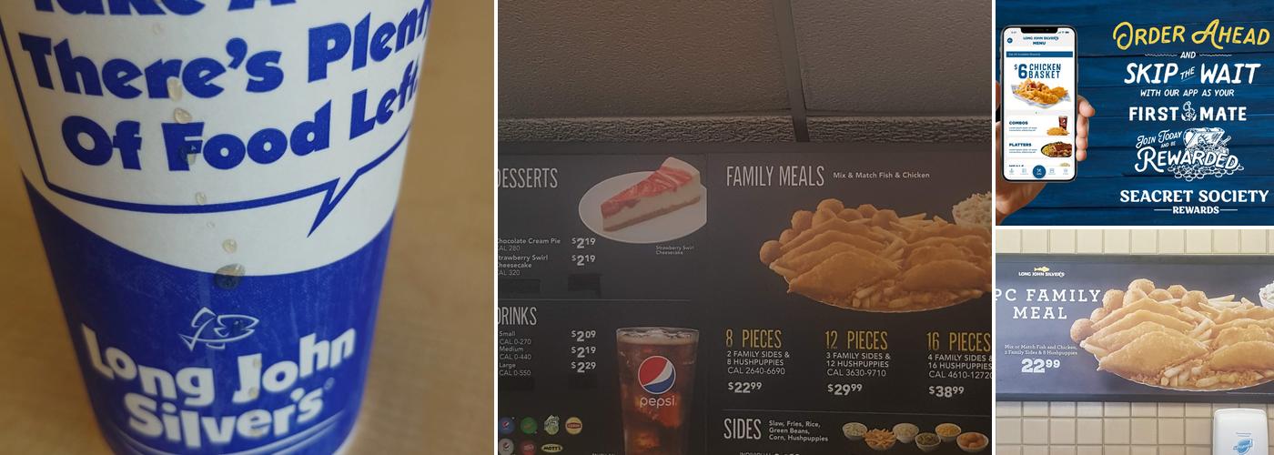 Long John Silver's Menu