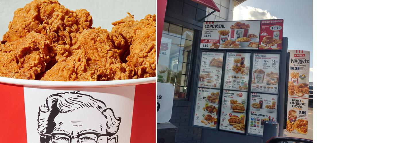 KFC Menu