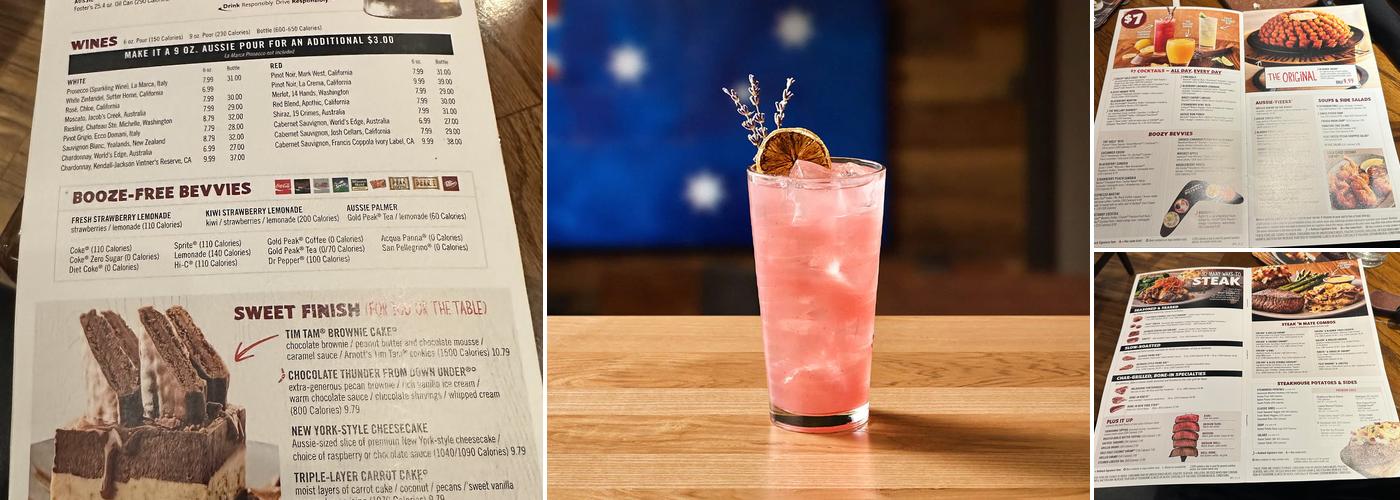Outback Steakhouse Menu
