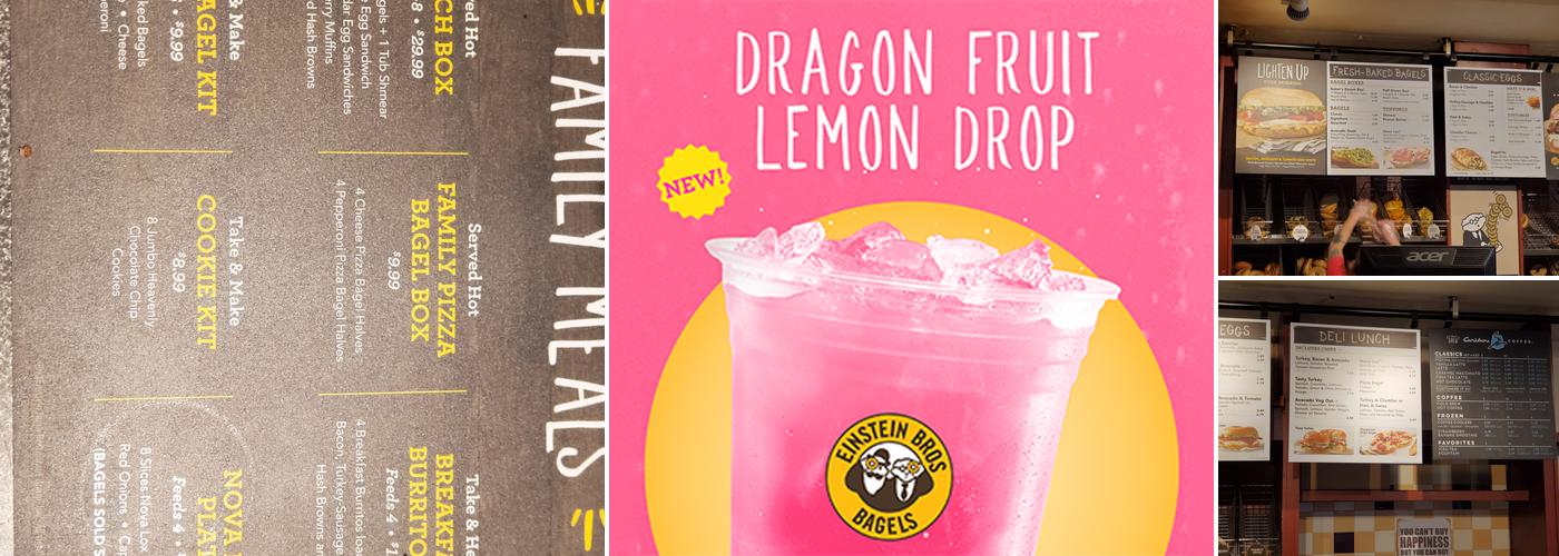 Einstein Bros. Bagels Menu