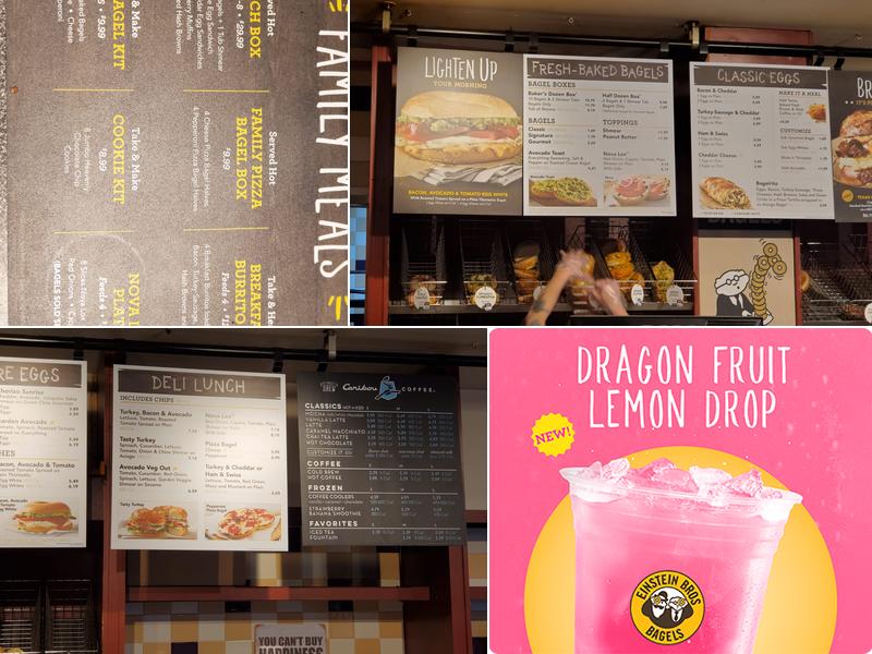 Einstein Bros. Bagels Menu