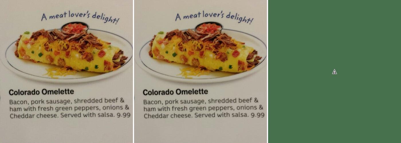 IHOP Menu