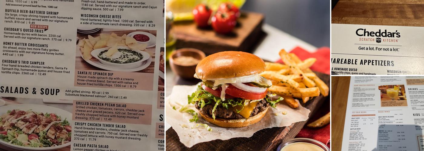 Cheddar's Scratch Kitchen Menu