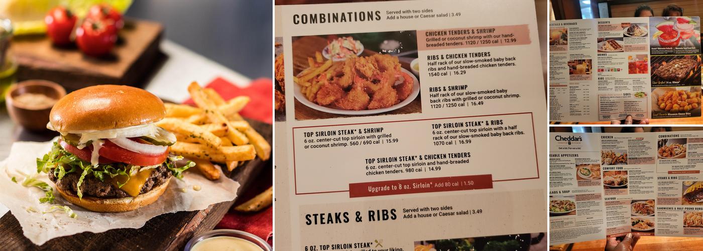 Cheddar's Scratch Kitchen Menu