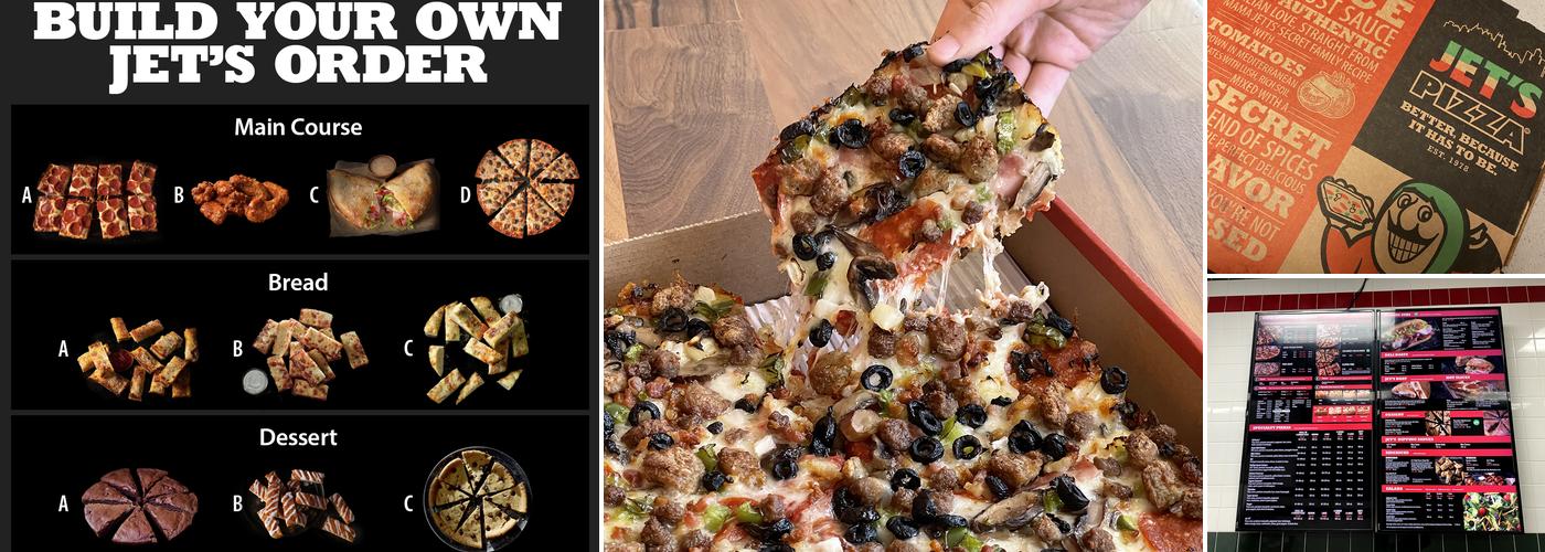 Jet’s Pizza Menu