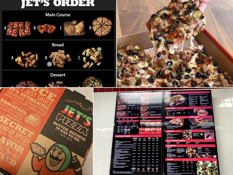 Jet’s Pizza Menu