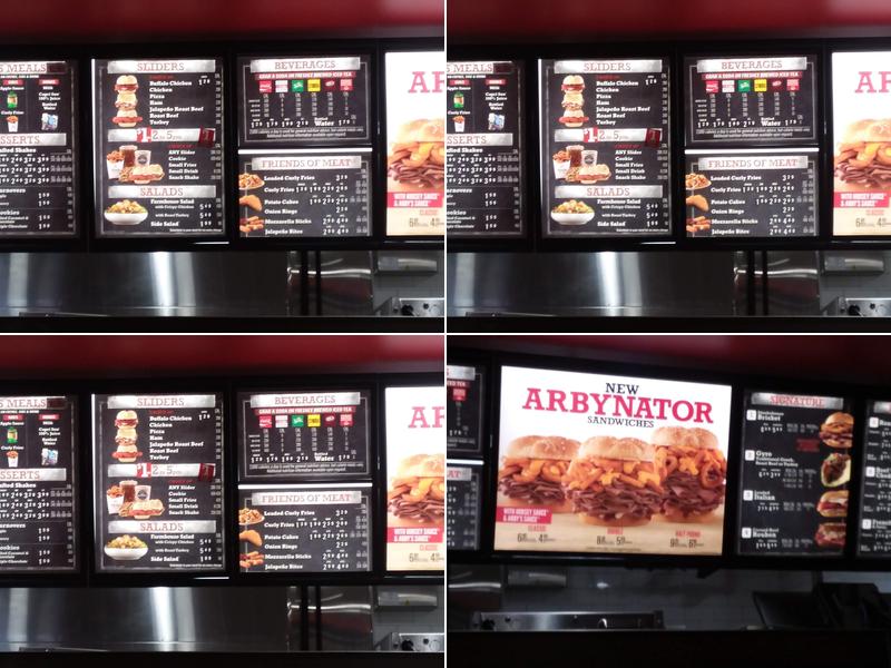 Arby's Menu