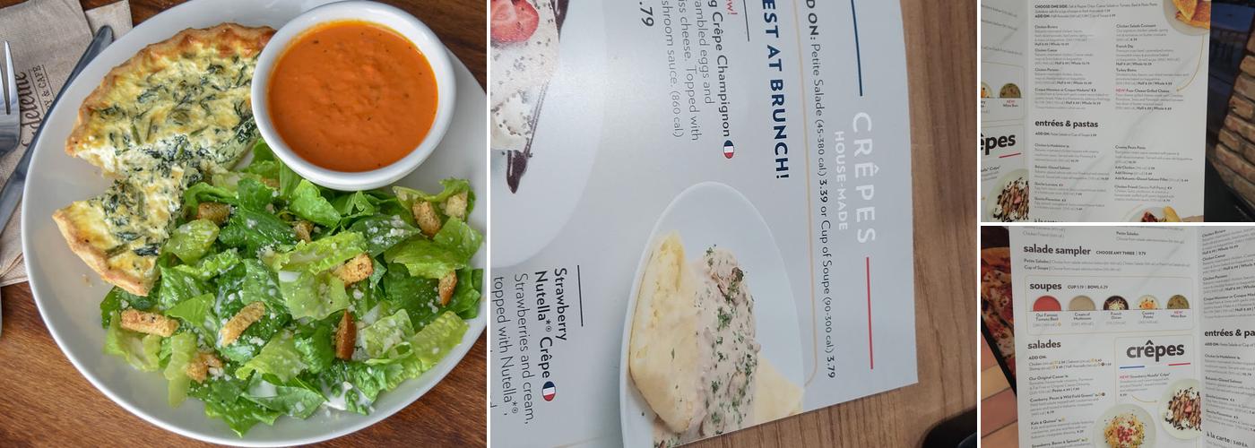 la Madeleine Menu