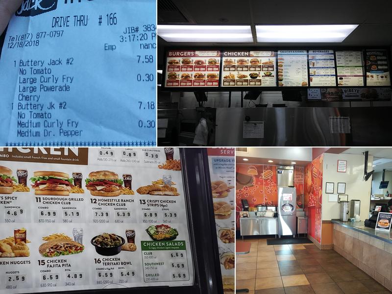 Jack In The Box Menu