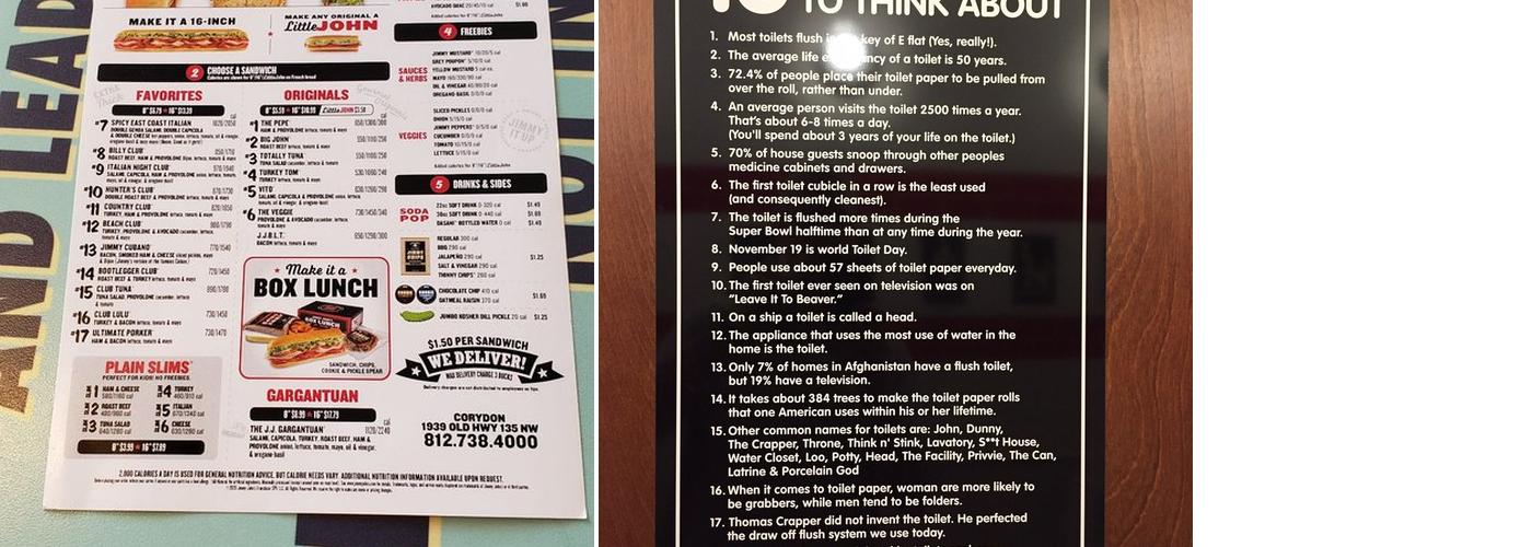 Jimmy John's Menu