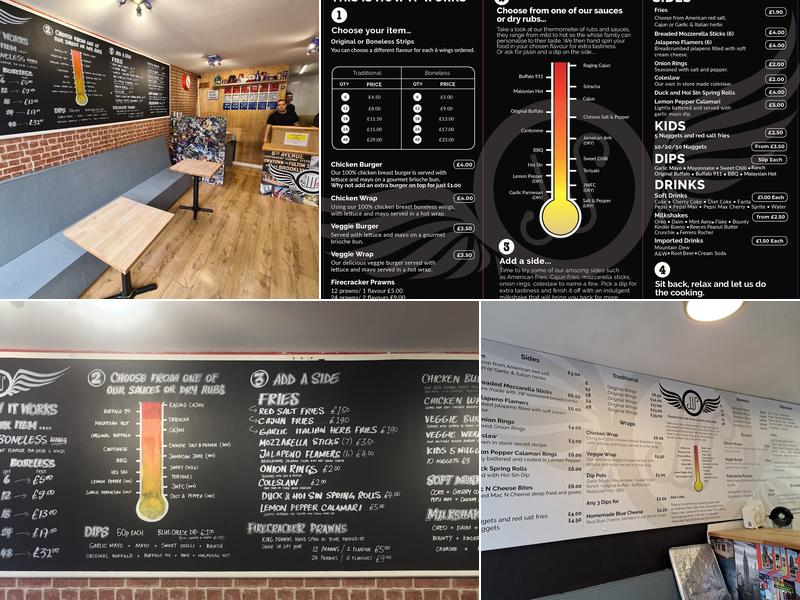 Just Wings Crosby Menu