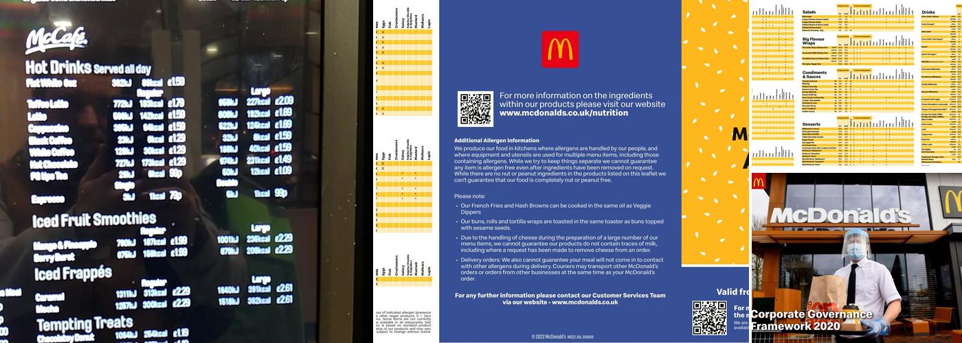 McDonald's Menu