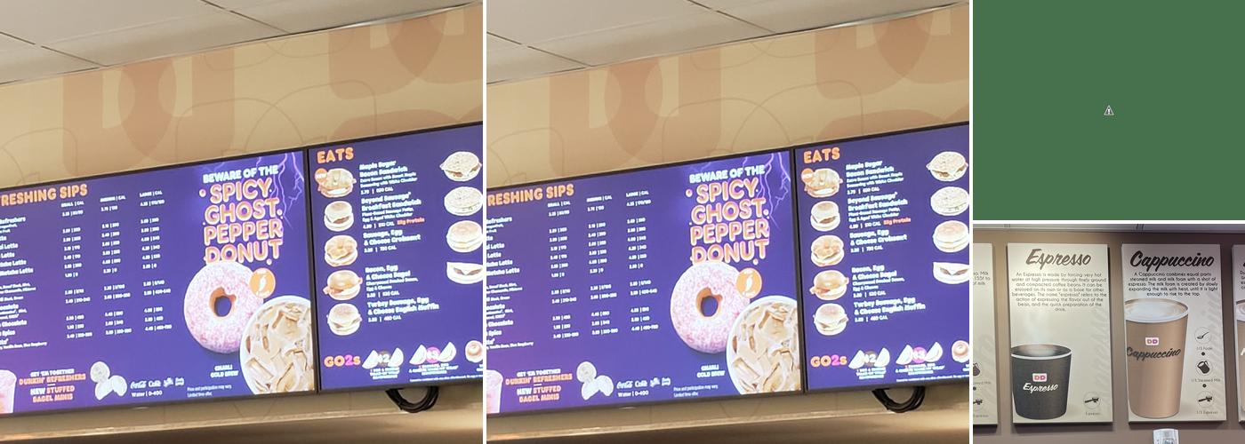 Dunkin' Menu