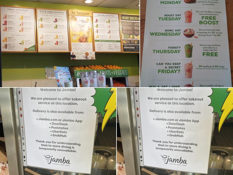 Jamba Menu
