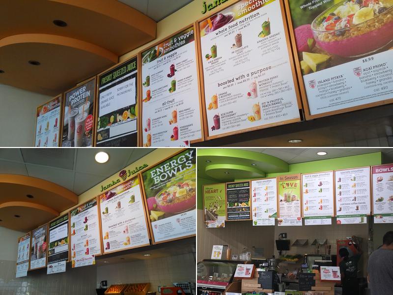 Jamba Menu