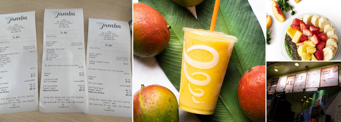 Jamba Menu