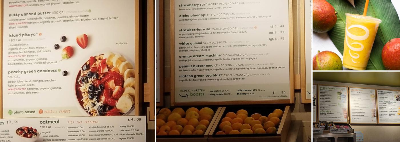 Jamba Menu