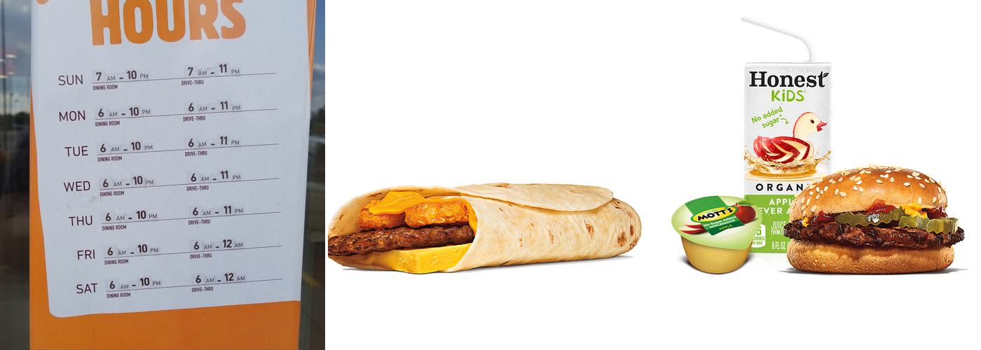 Burger King Menu