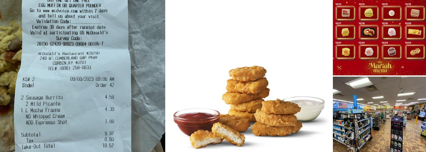McDonald's Menu