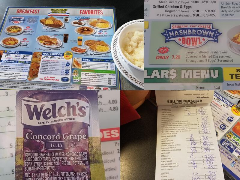 Waffle House Menu