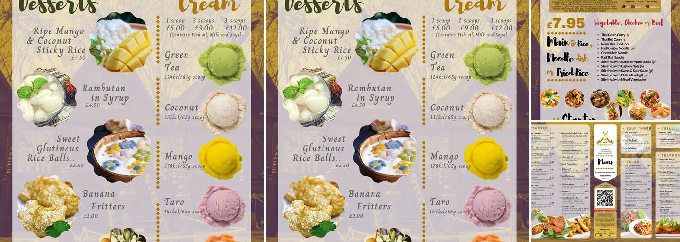 Reun Thai & E-Prink Menu