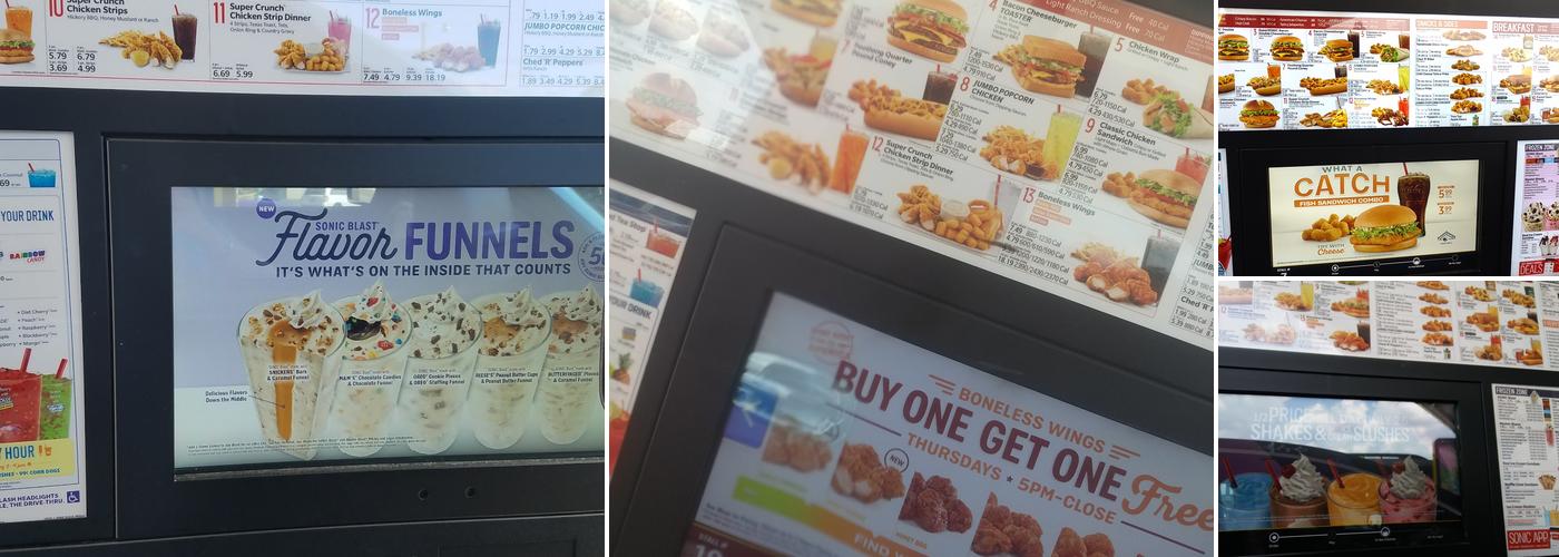 Sonic Drive-In Menu