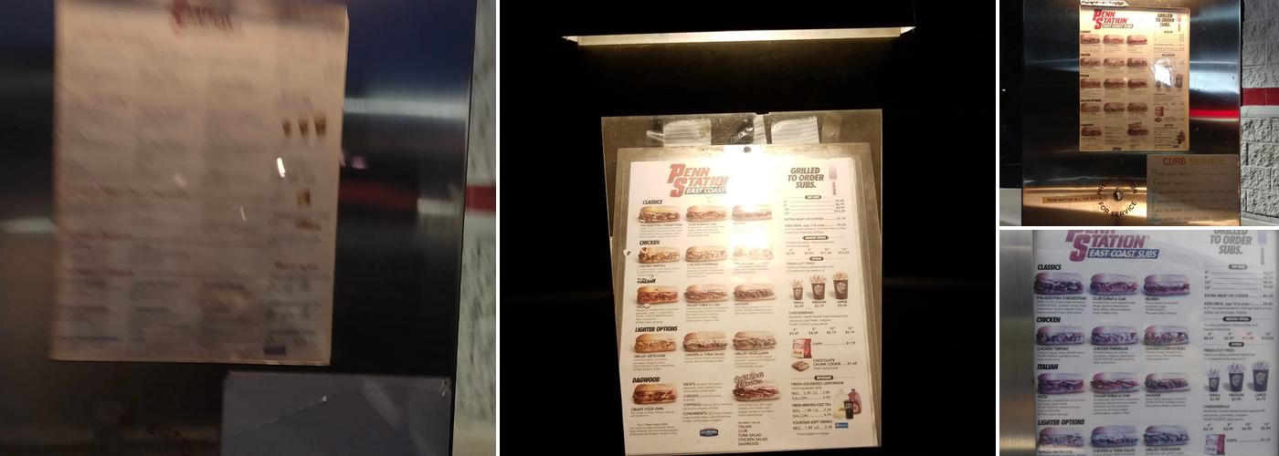 Penn Station East Coast Subs Menu