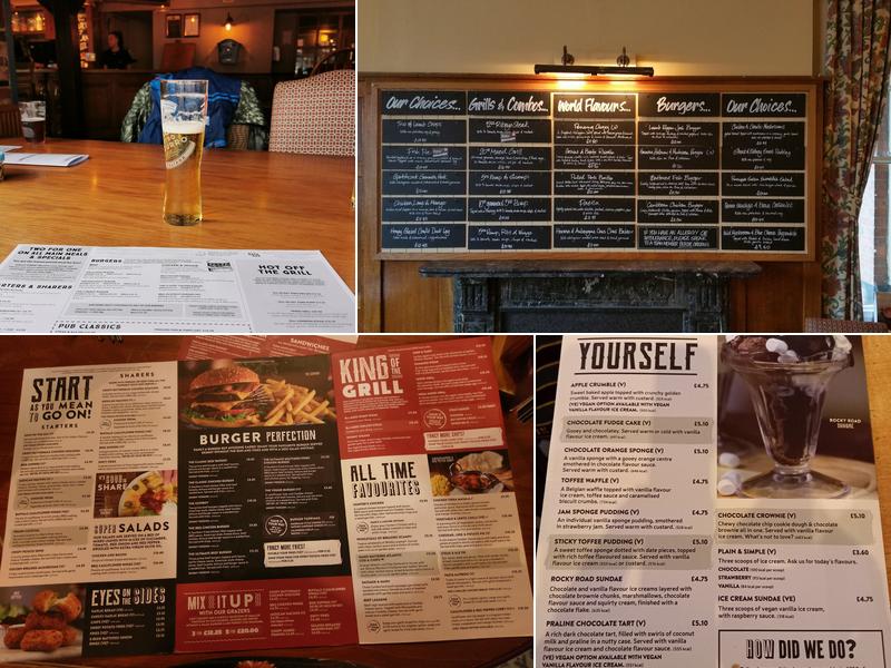 Heart of England Menu