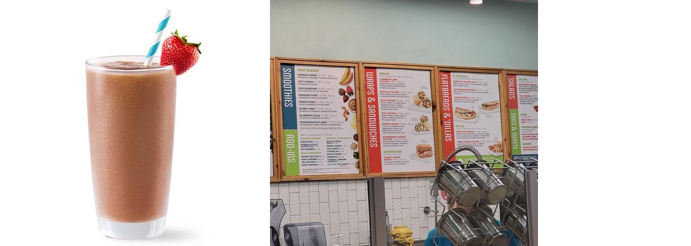 Tropical Smoothie Cafe Menu