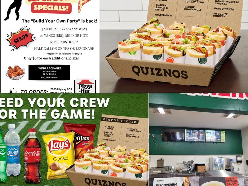 Quiznos Menu