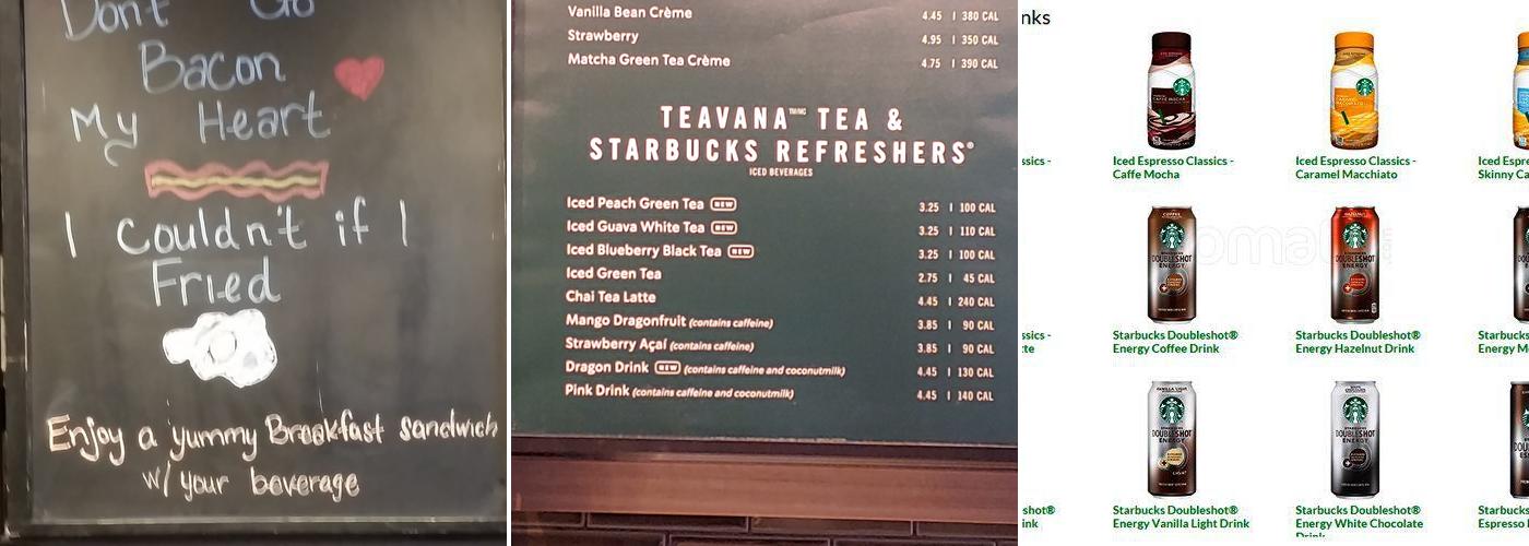 Starbucks Menu