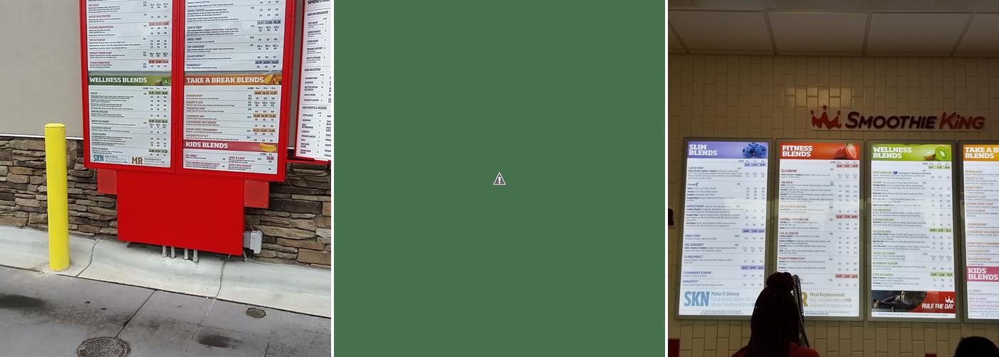 Smoothie King Menu