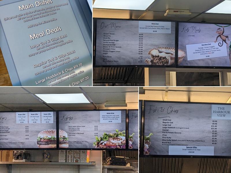 The Harbour View Menu